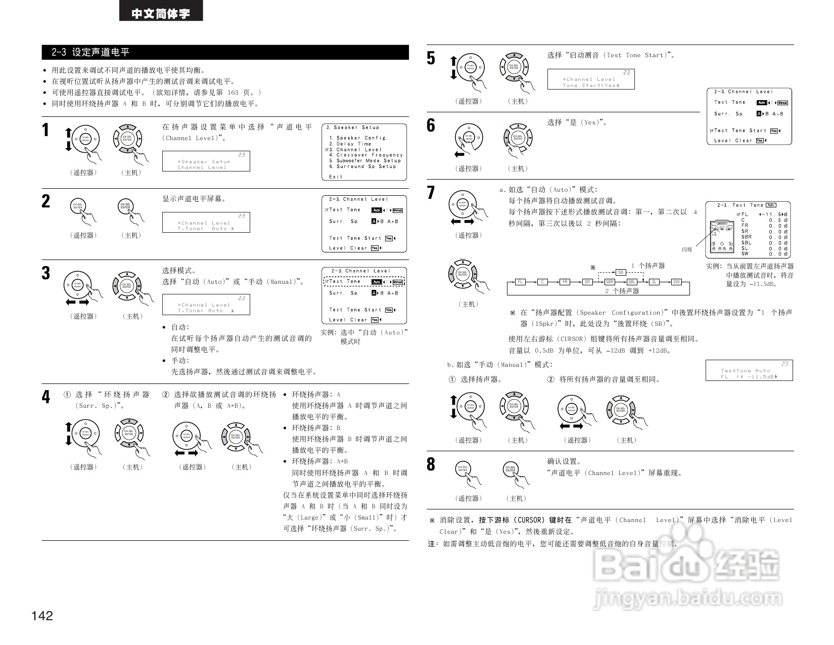 DENON AVR-3805收音环绕扩音机操作说明书:[8]