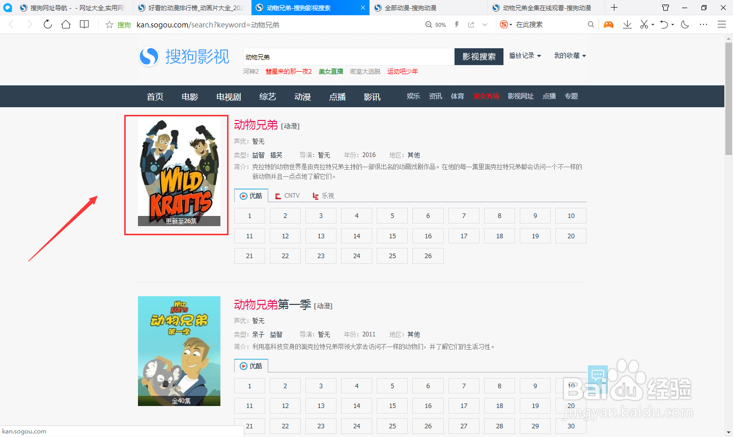 如何在电脑上看动画动物兄弟