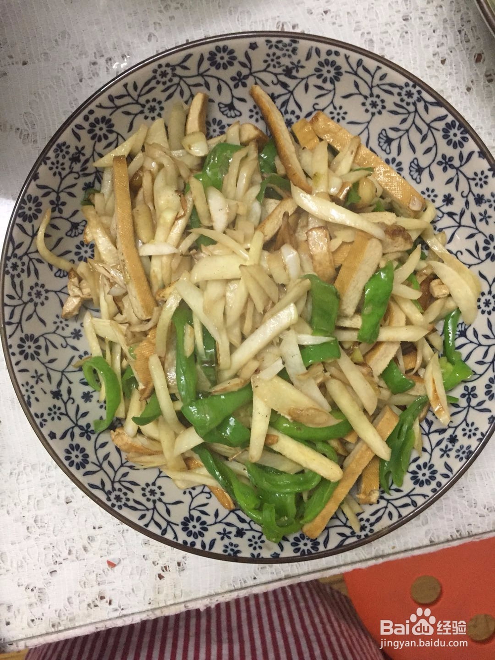 杂炒茭白丝的做法