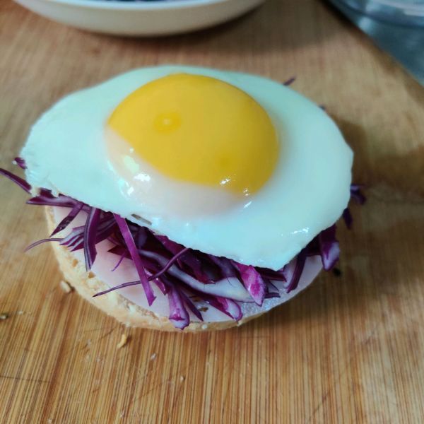 低脂高颜值三明治