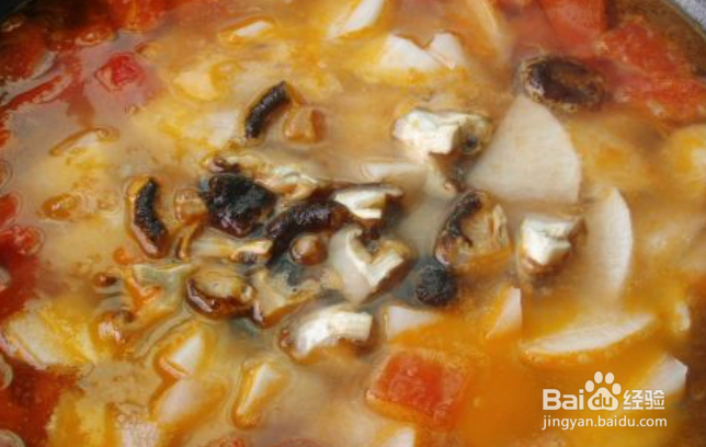 香菇番茄萝卜汤