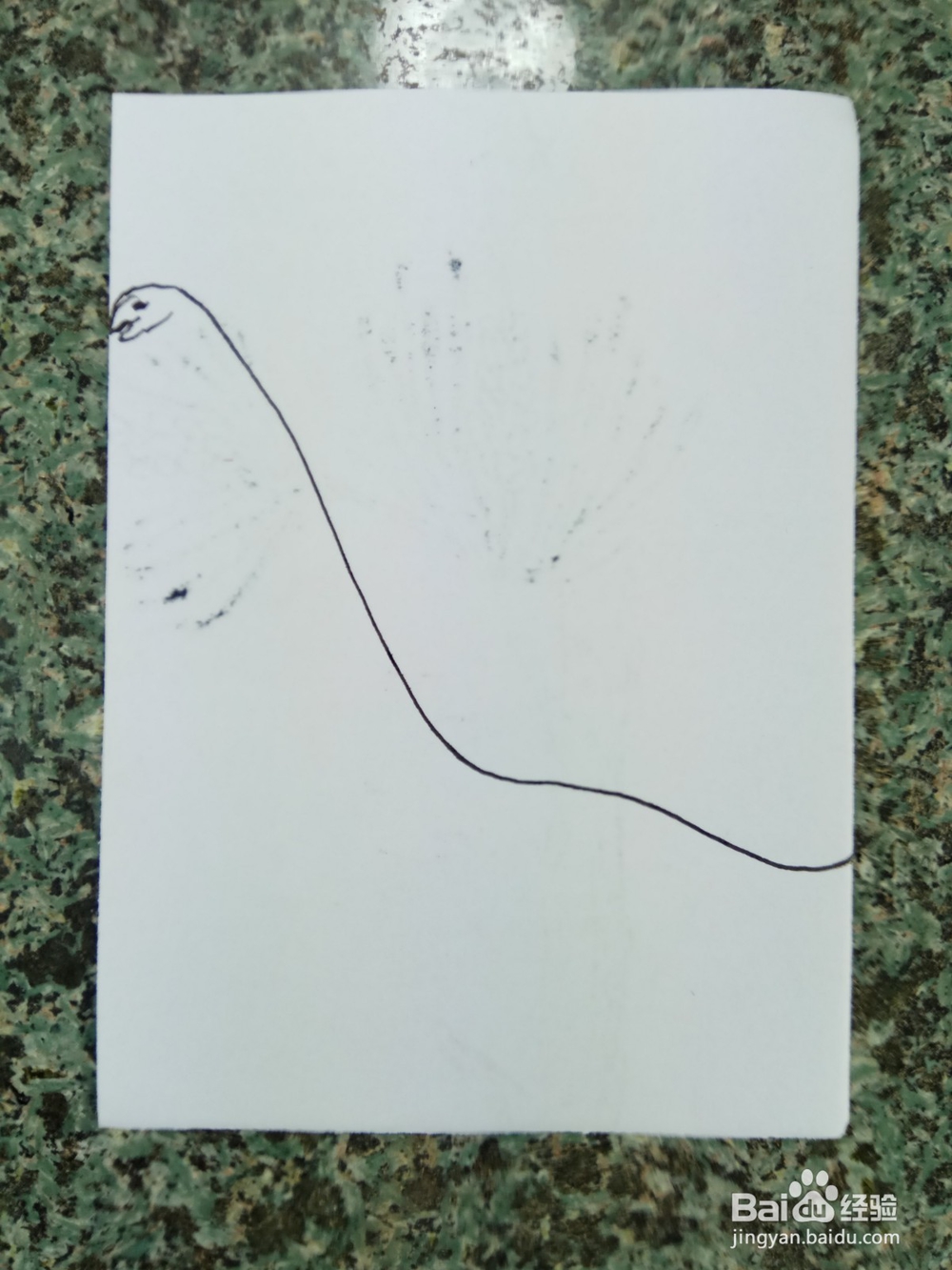 怎样画简笔画“马门溪龙”