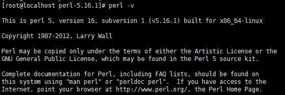 Linux Perl 安装
