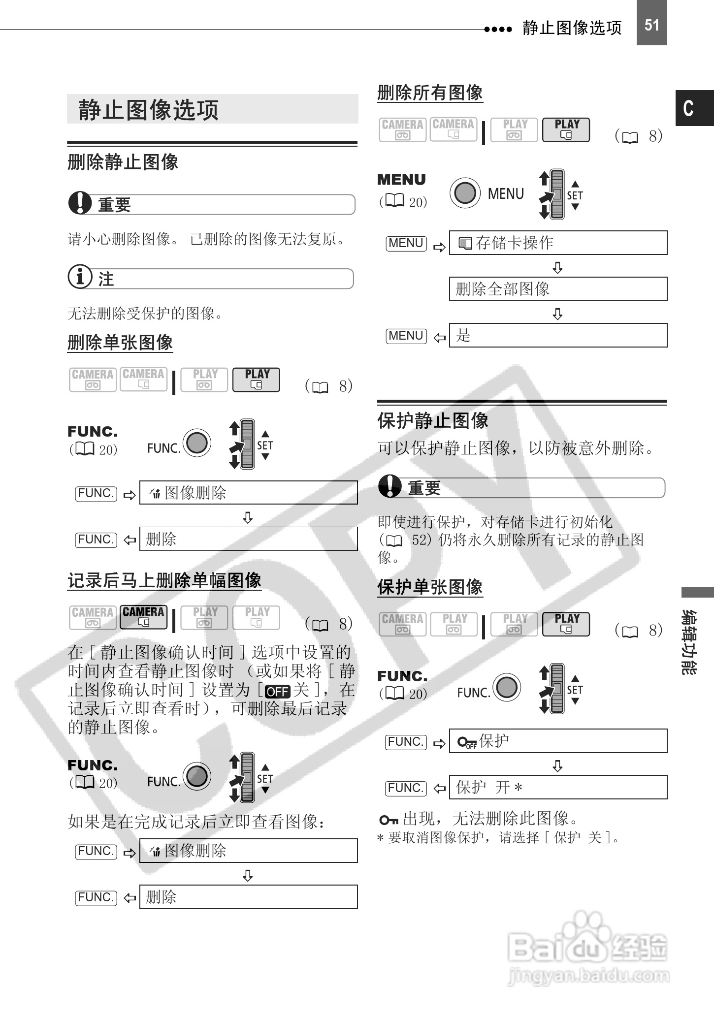 佳能HV10数码摄像机使用说明书:[6]