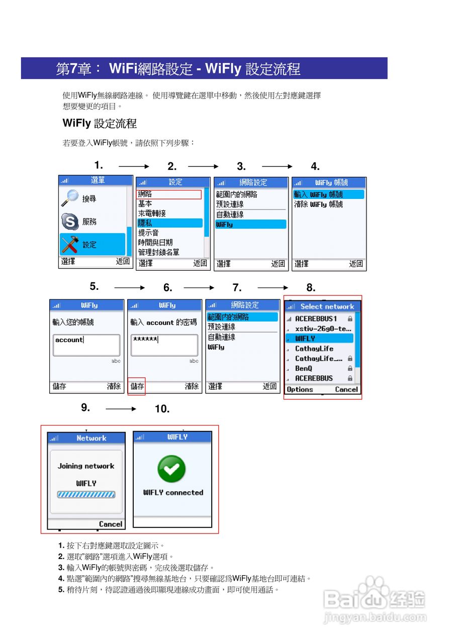 SMC WSKP100 Wi-Fi无线手机使用说明书:[5]