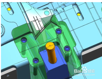 UG模具设计之汽车仪表盘后模斜滑块经典结构