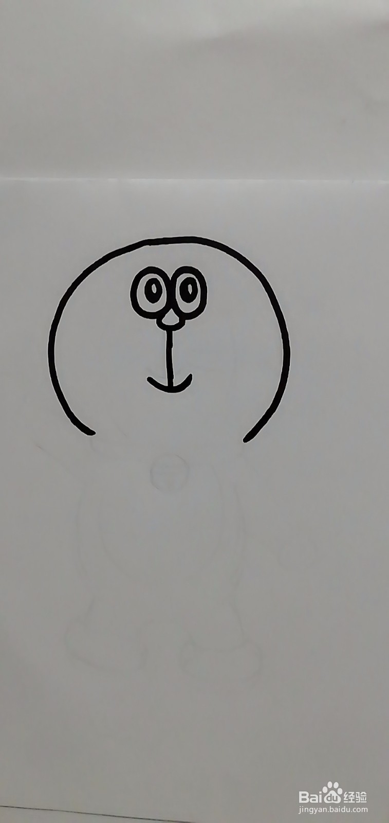 儿童简笔画教程怎么画机器猫