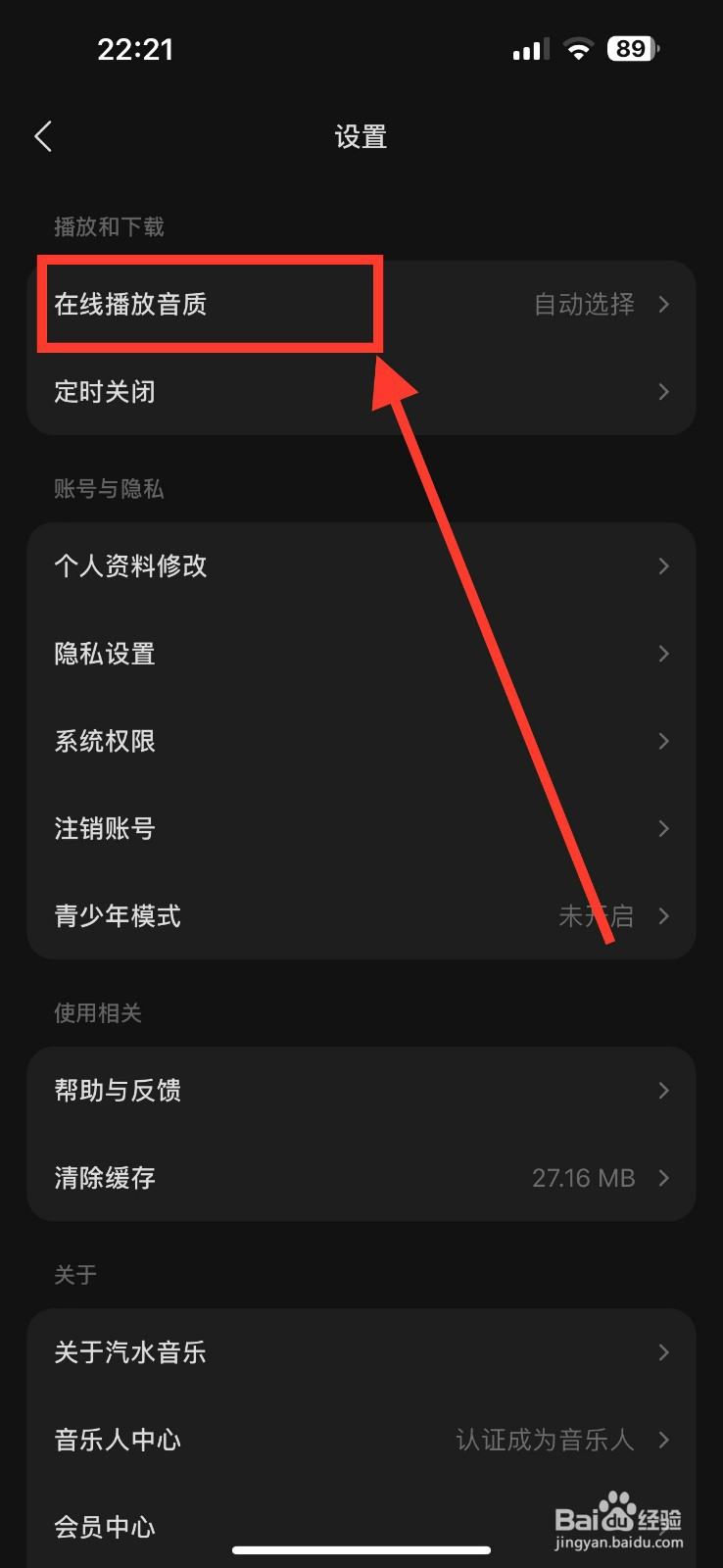汽水音乐如何设置较高音质