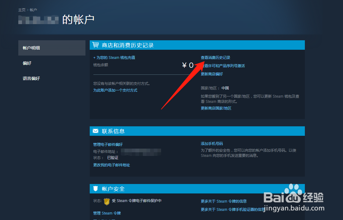 steam消费记录在哪 steam怎么查看购买记录