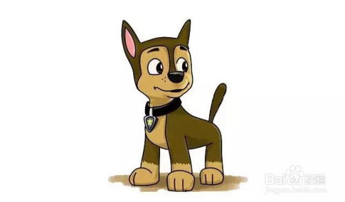 汪汪队阿奇简笔画