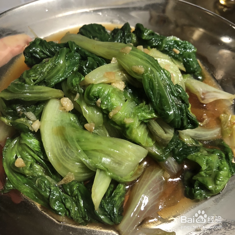 厨爸教你做蒜香蚝油生菜