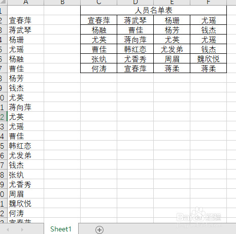 Excel如何快速将多列数据转为一列