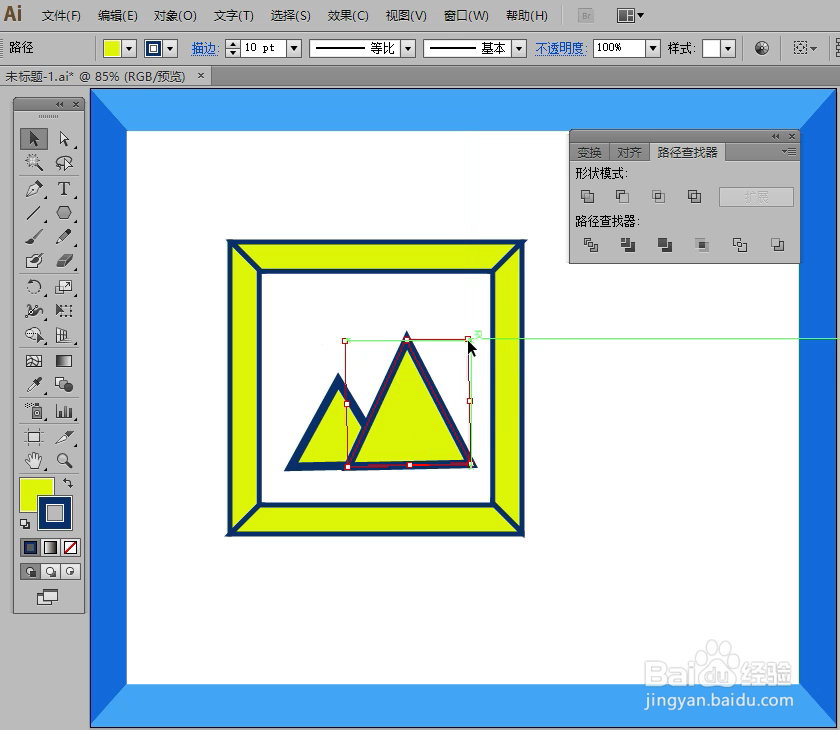 怎样在illustrator中绘制装饰画小图标