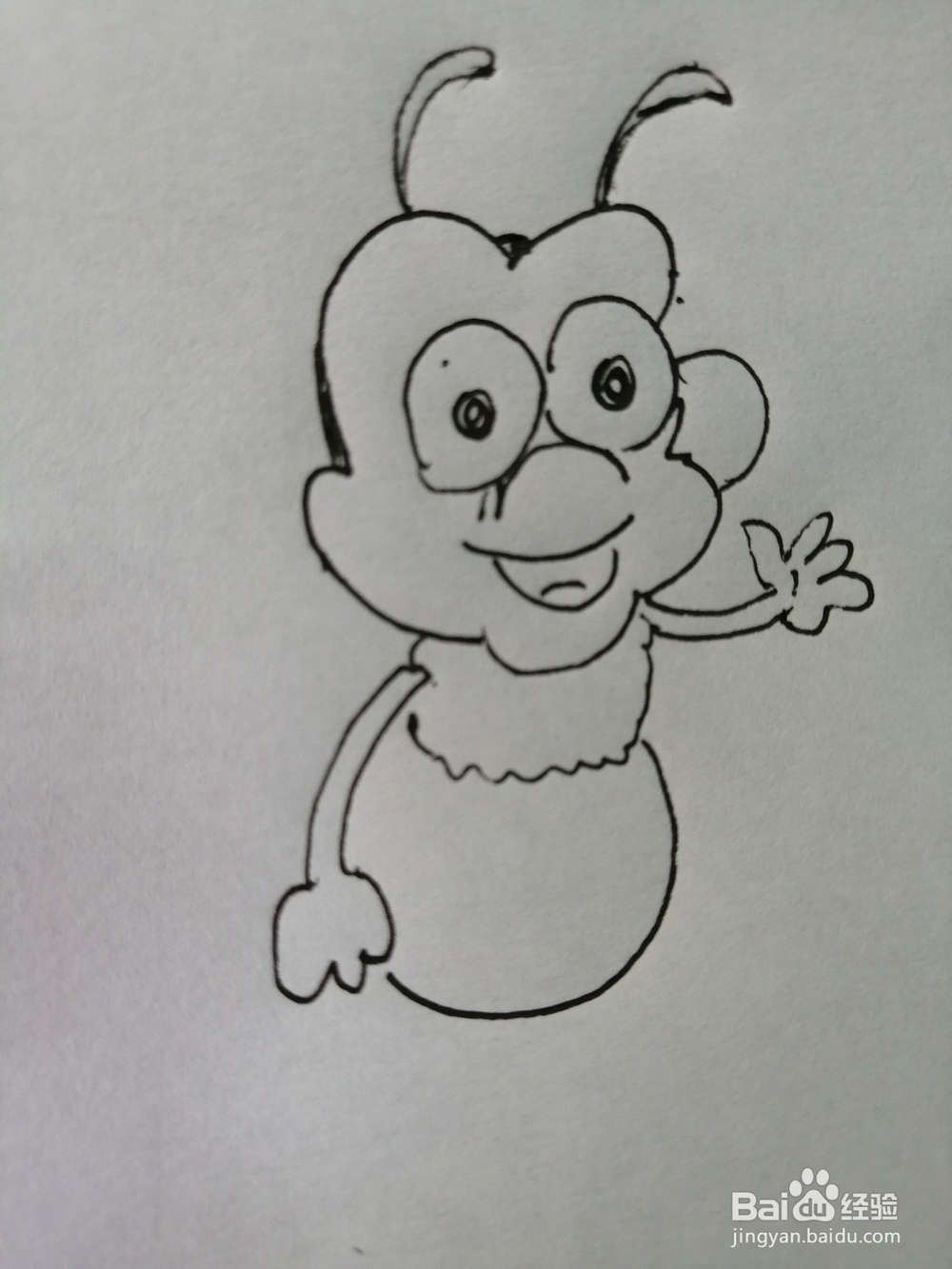 可爱的小蜜蜂怎么画