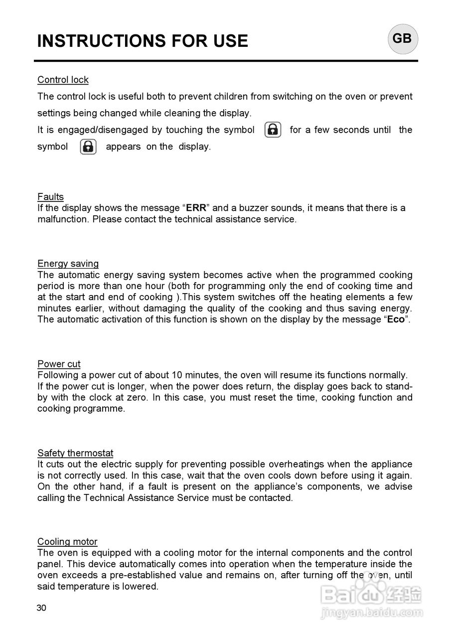 意大利Nardi FEA27D50XN型嵌入式电焗炉说明书:[3]