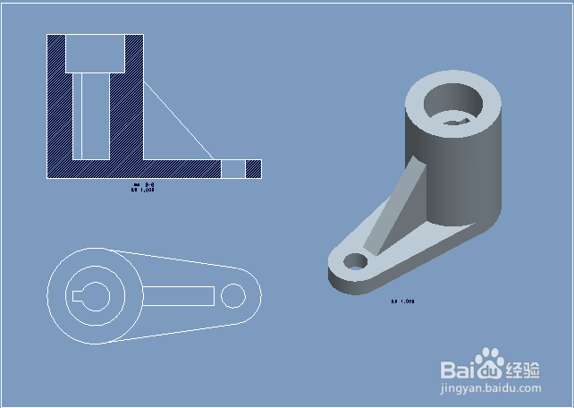 PROE 工程图中筋的剖面画法