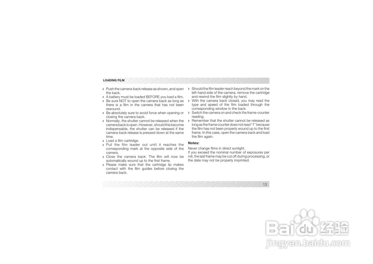 Rollei AFM 35型数码相机说明书:[2]