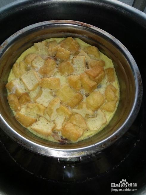 豆泡香肠蒸水蛋