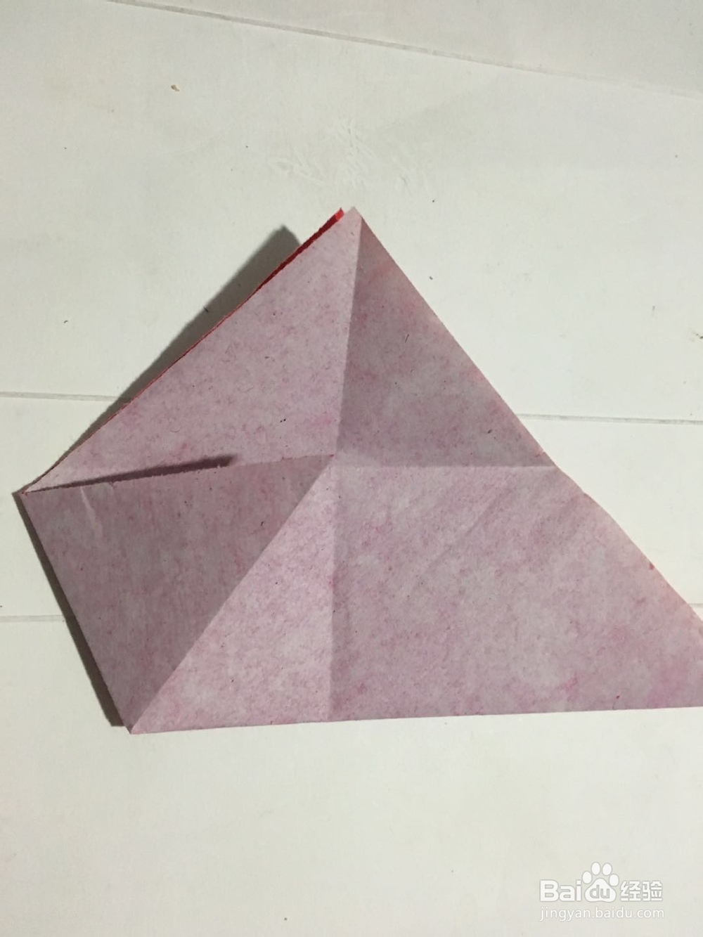 一朵十角花 怎样用红色彩纸裁剪