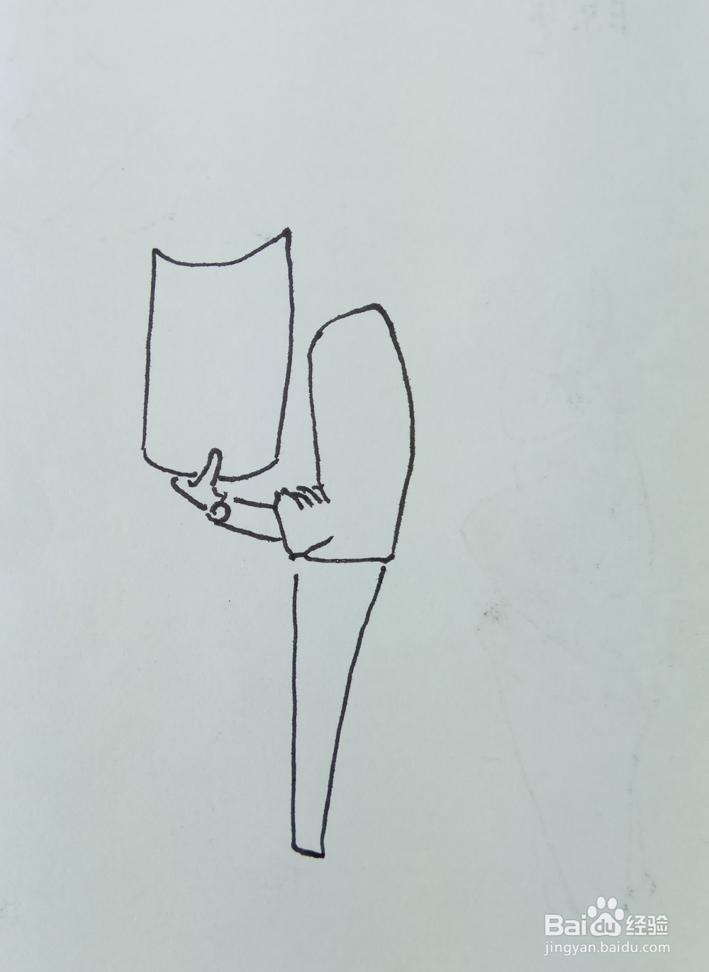 怎样画简笔画“他画出了一棵大树”