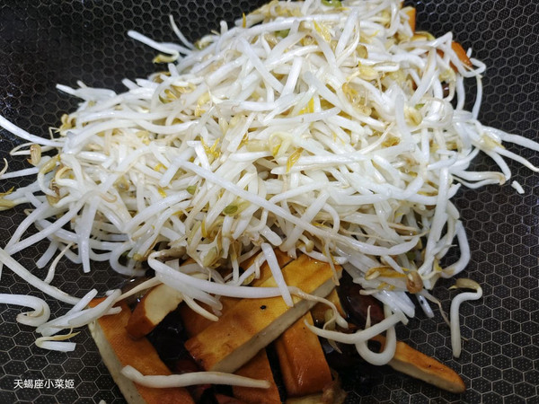 春韭豆芽炒豆干