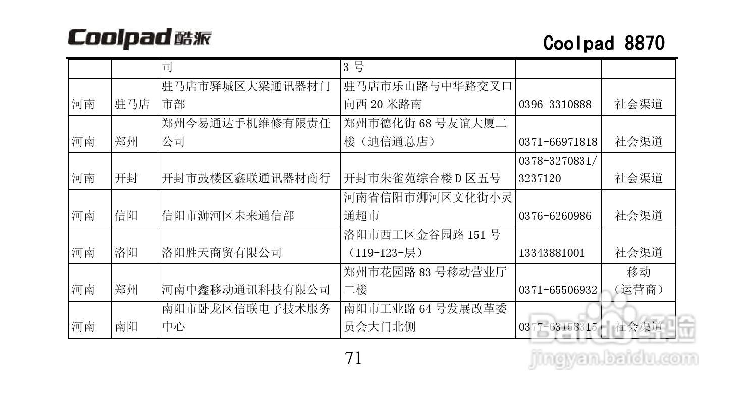 酷派Coolpad 8870手机说明书:[9]