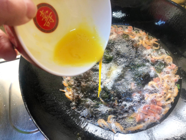 紫菜虾皮鸡蛋汤