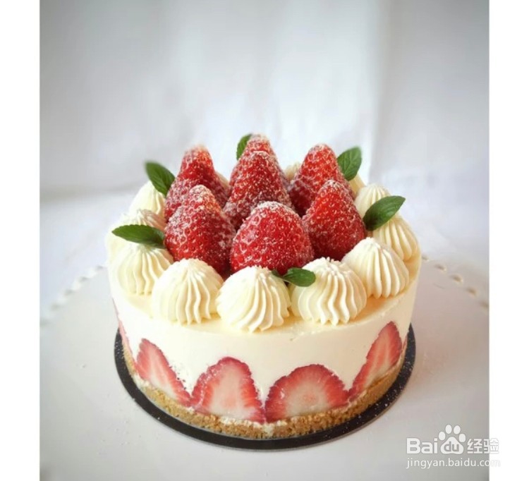 草莓乳酪蛋糕的做法