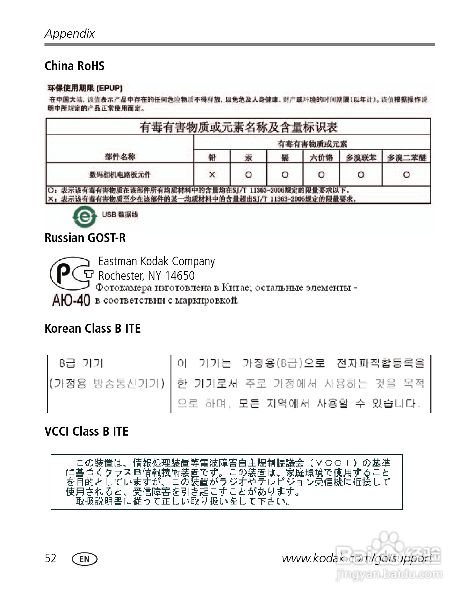 柯达C190数码相机使用说明书:[6]