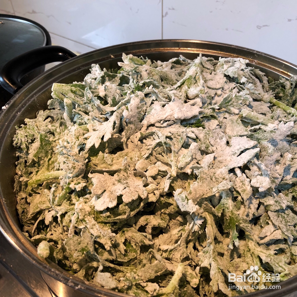 就该这样做粉蒸茼蒿