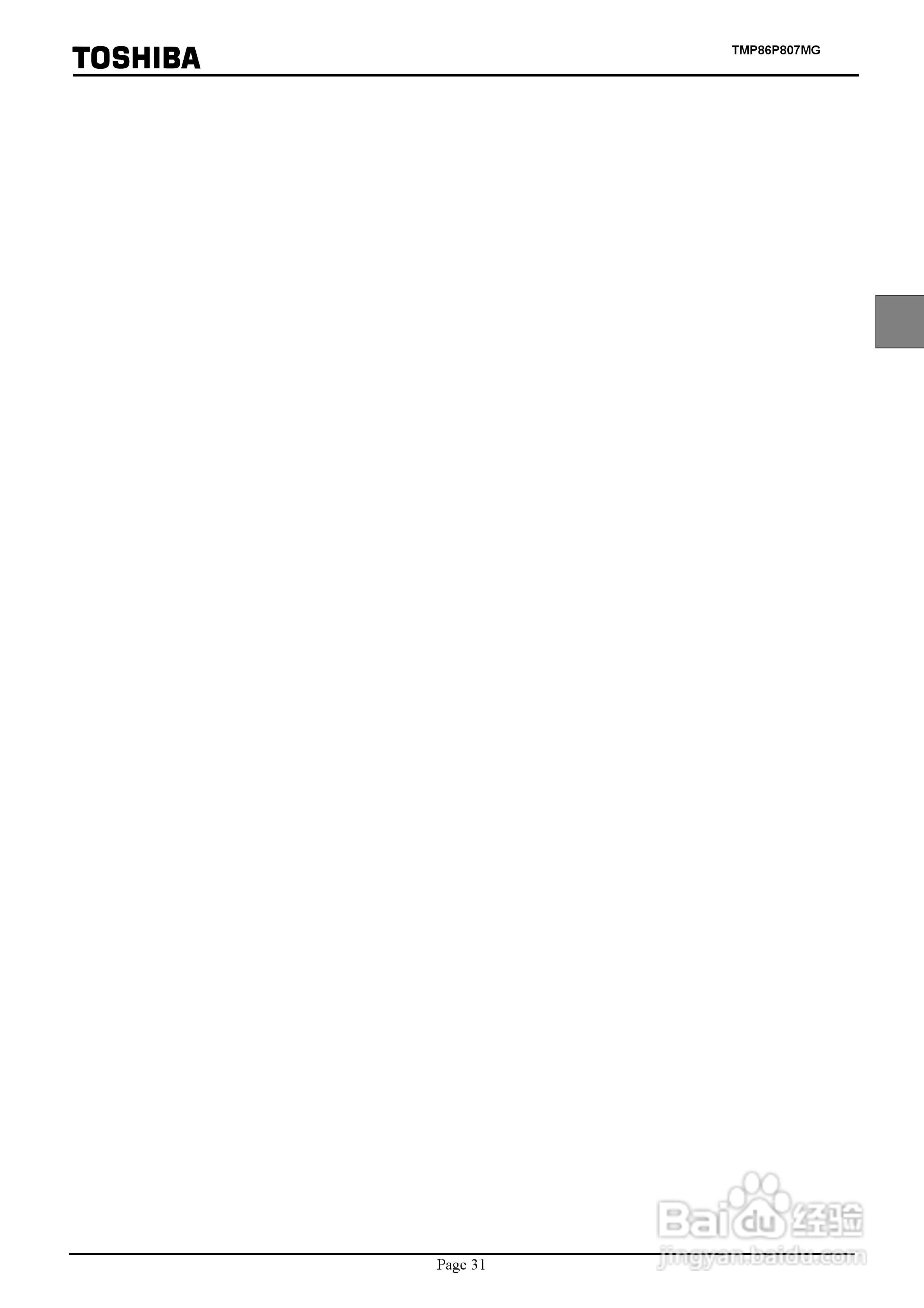 TOSHIBA TMP86P807MG微处理器说明书:[5]