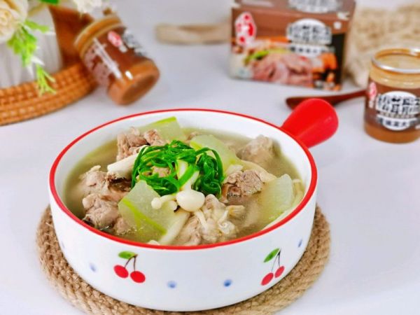 松茸冬瓜白玉菇鸭汤