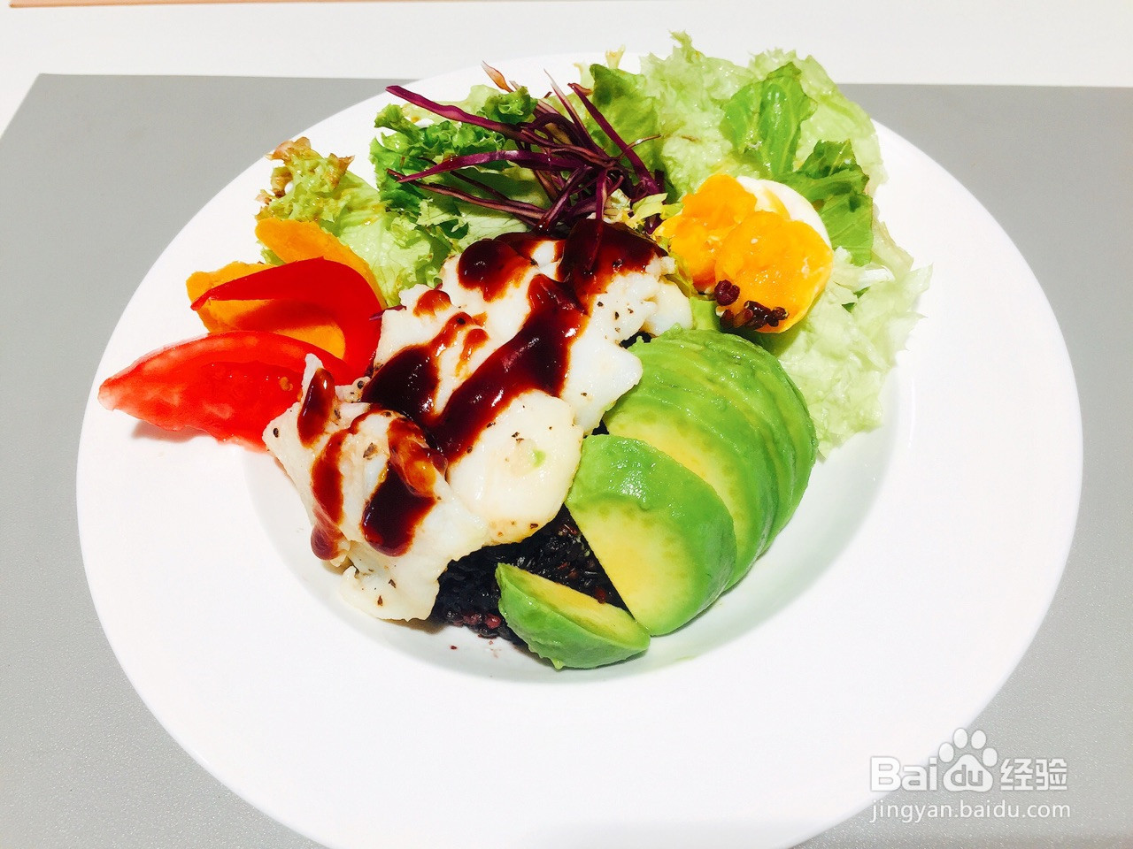 沙巴鱼牛油果粗粮饭的做法