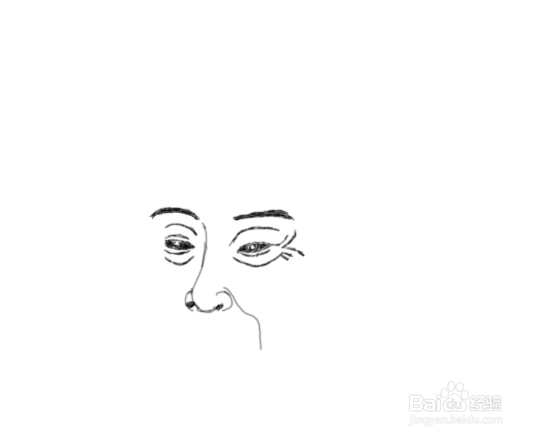 素描诗人白居易是怎么画的