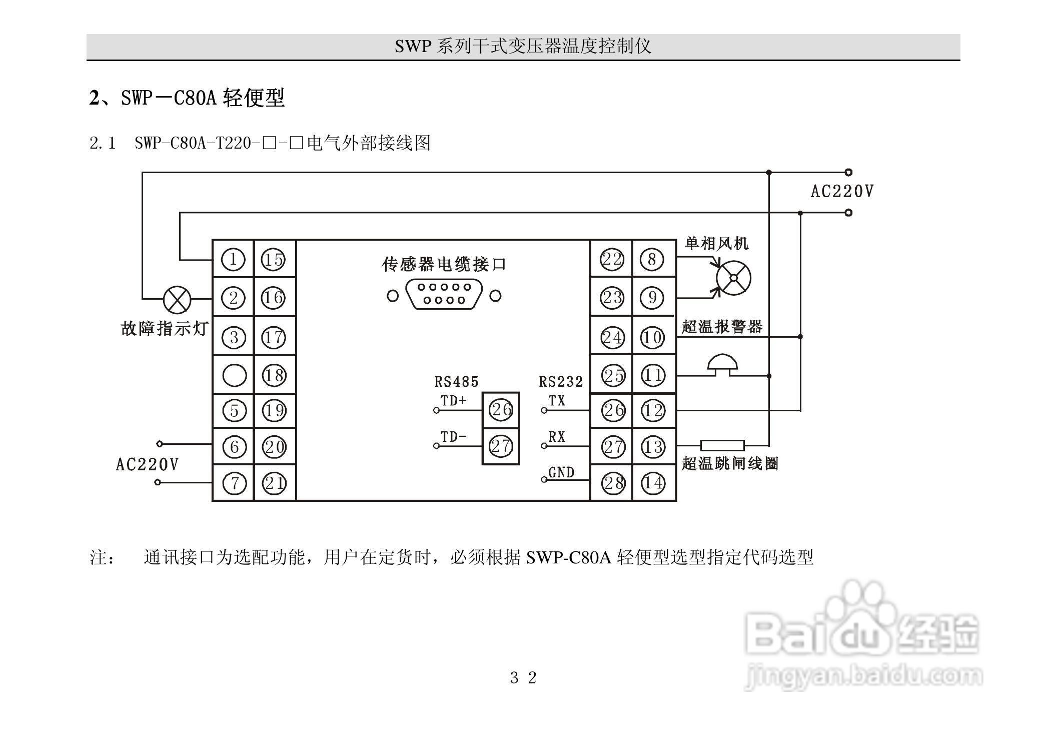 昌晖干式变压器温度智能控制仪说明书:[4]