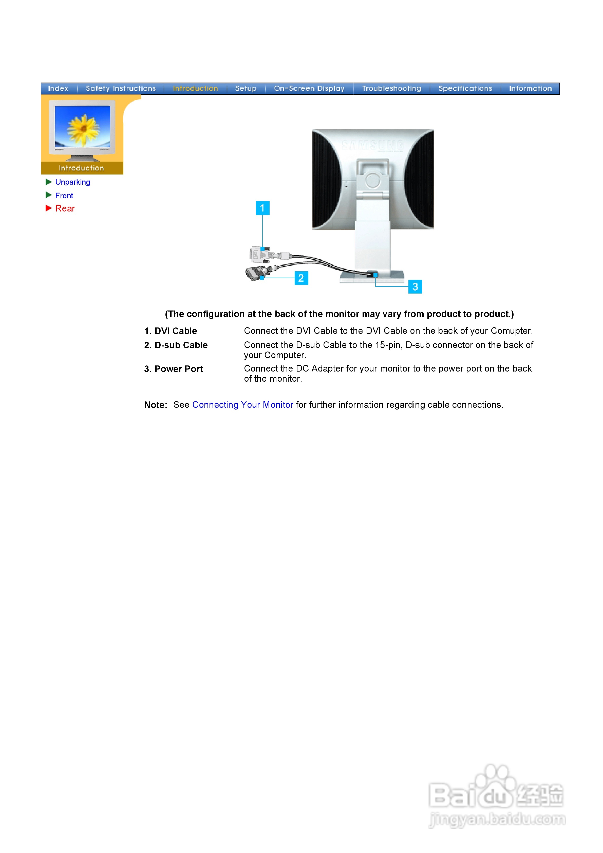 三星171P液晶显示器使用说明书:[1]