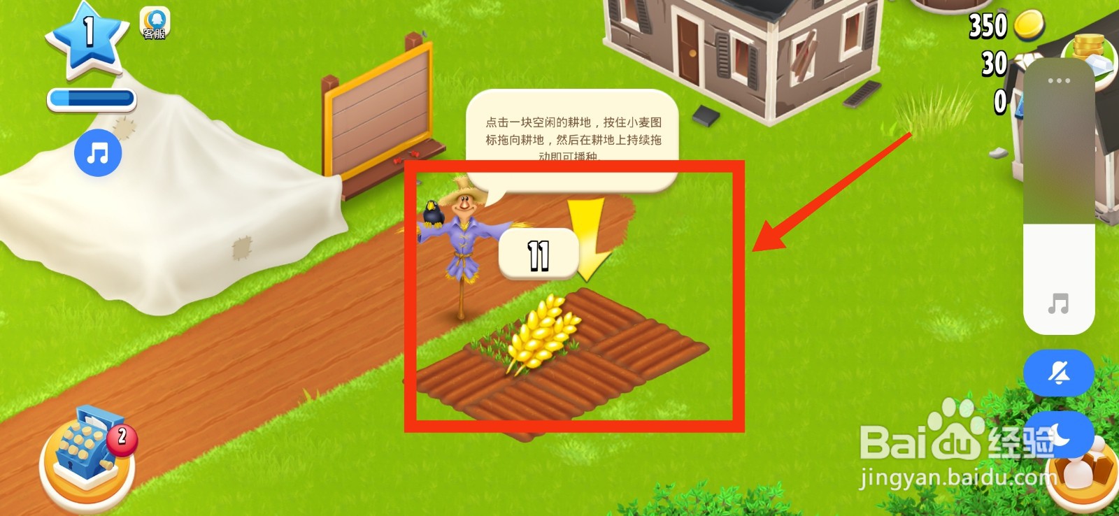 卡通农场种植小麦的攻略