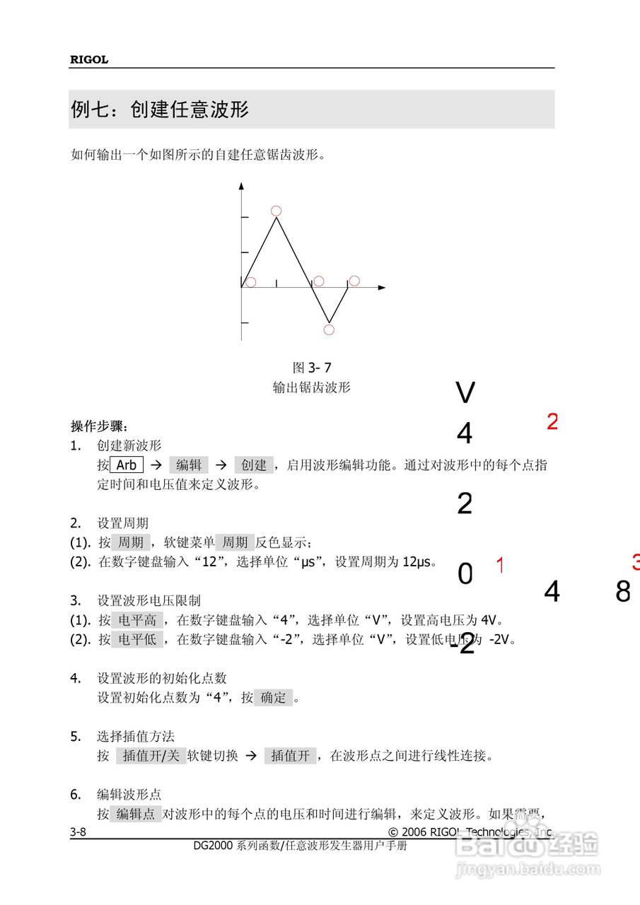 DG2021A函数/任意波形发生器使用说明书:[12]