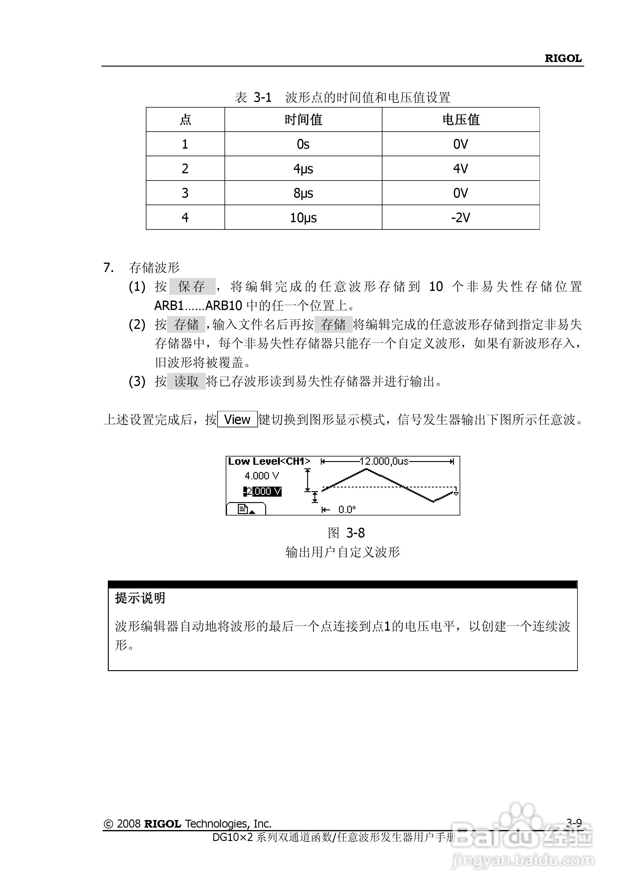 DG1012函数/任意波形发生器使用说明书:[11]