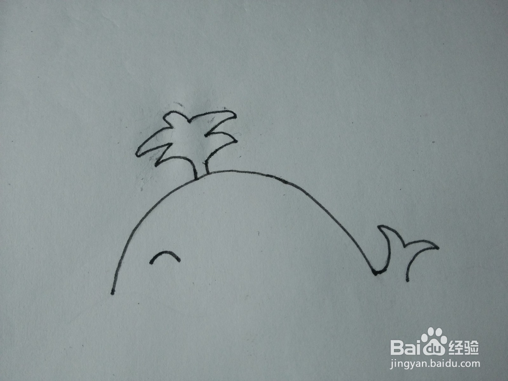 简笔画——怎么画鲸鱼