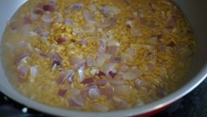 在家制作意式三文鱼米粒面