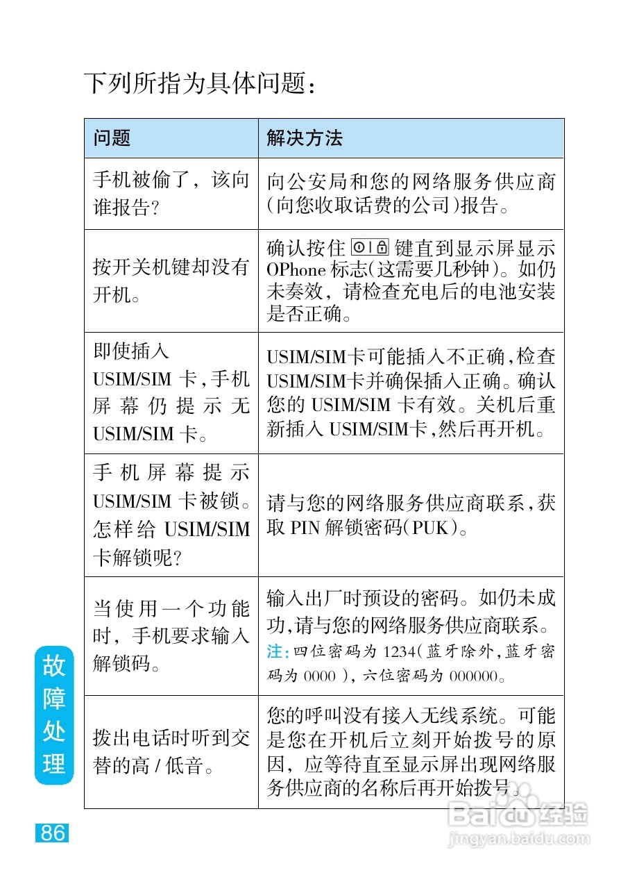 摩托罗拉MT810手机简体中文说明书:[9]