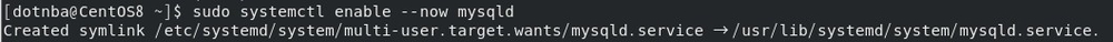 在CentOS8.X上安装和验证MySQL数据库