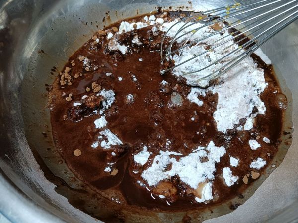 巧克力夹层古早蛋糕