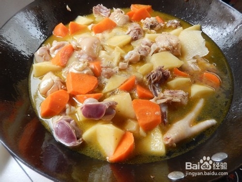 如何做咖喱土豆鸡块