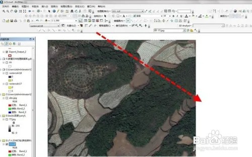 arcgis影像黑边怎么消除