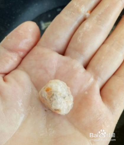 美味胡萝卜虾丸