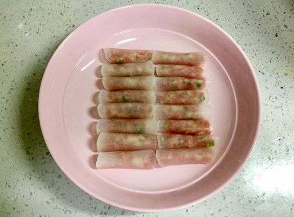 清蒸水晶萝卜肉卷
