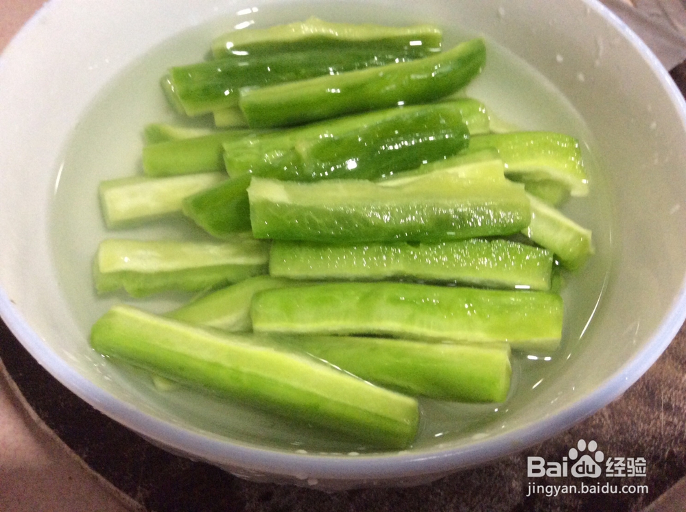 糖醋苦瓜里脊肉的做法