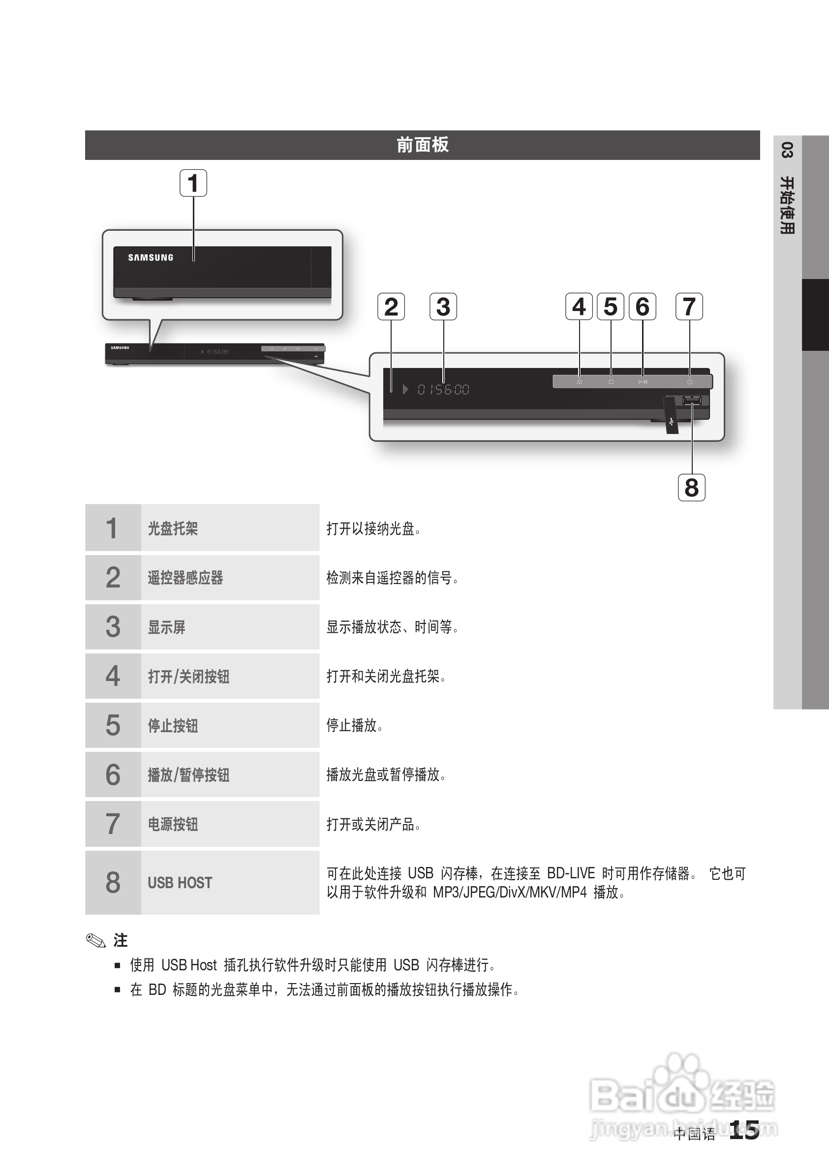三星BD-C5500高清播放机使用说明书:[9]